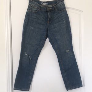 New York & Company distressed ankle jeans